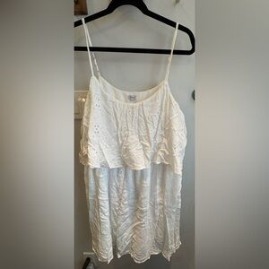 White Eyelet Women's Top